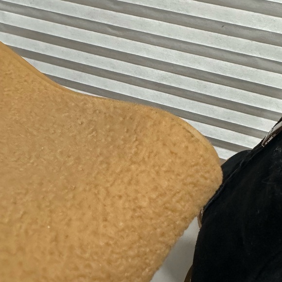 🌸FRANCO SARTO🌸 Ulayna Black Suede Ankle Wedge Boot Size:8.5 - Picture 14 of 16